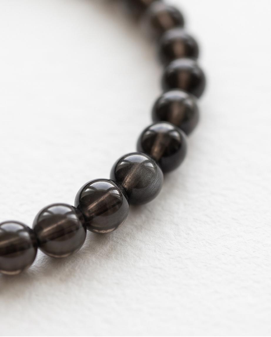 Obsidian Edelstein Armband