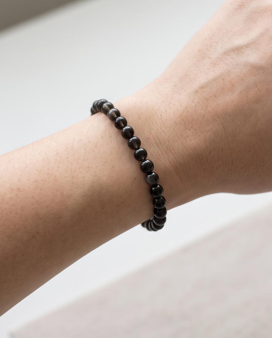 Obsidian Edelstein Armband
