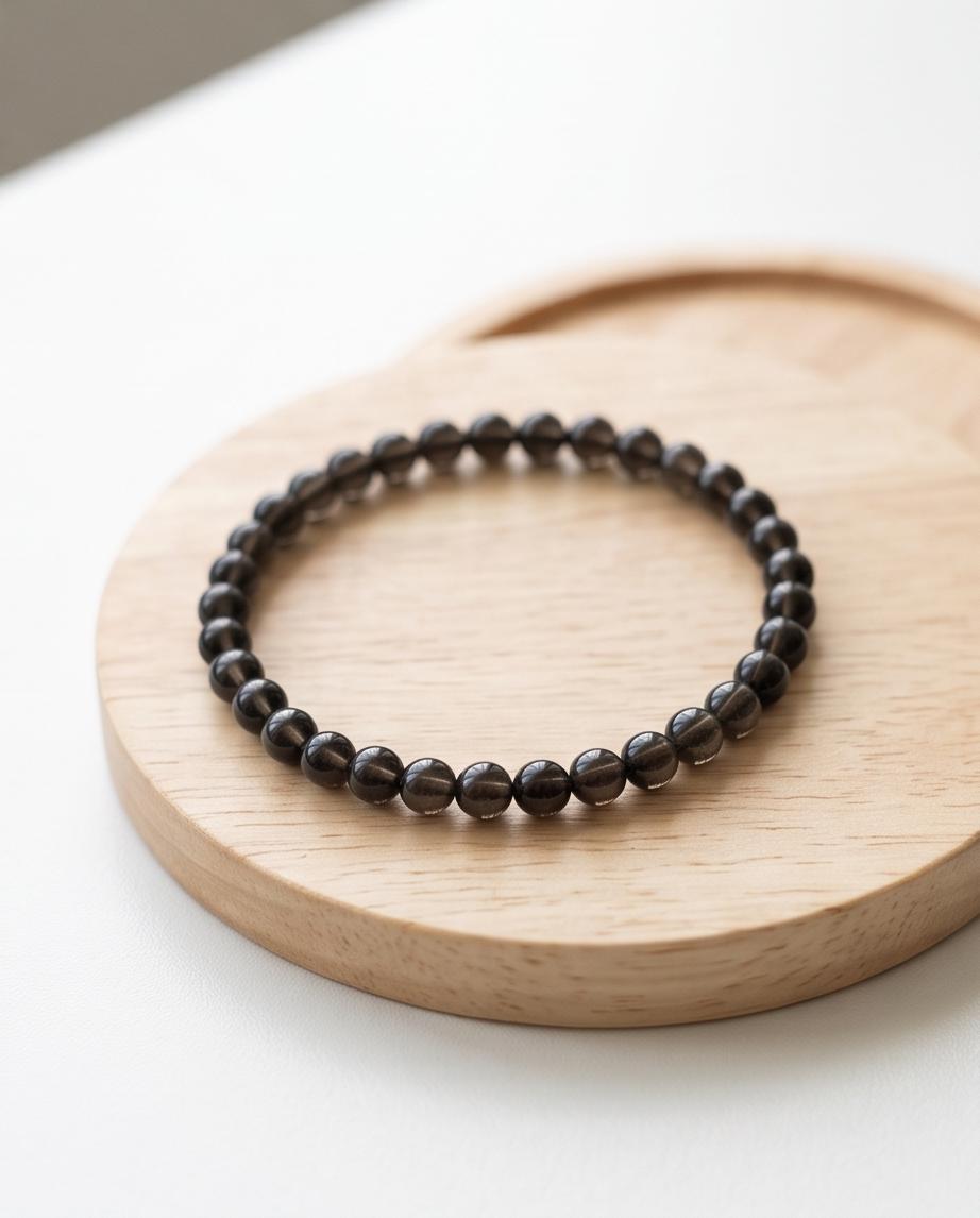 Obsidian Edelstein Armband