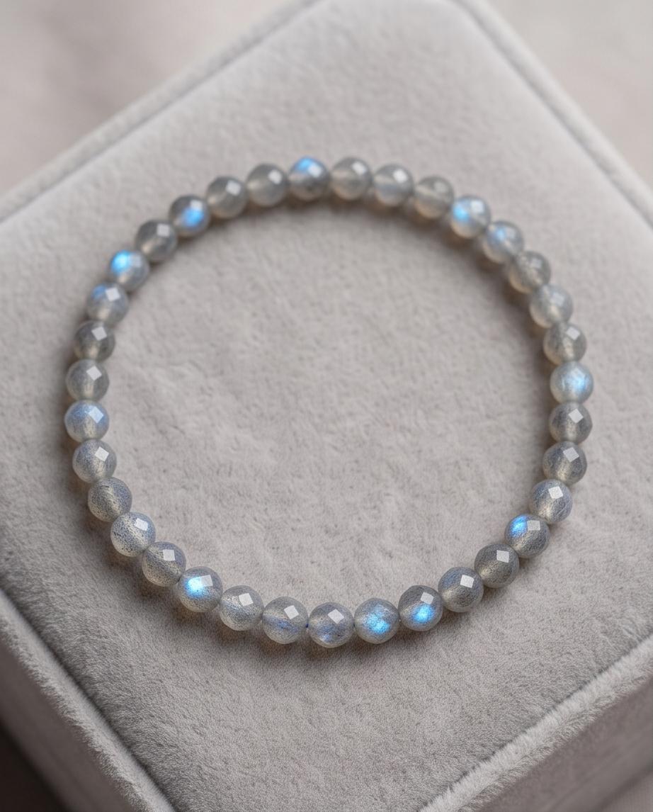 Labradorit Edelstein Armband facettiert