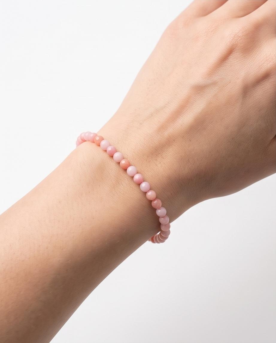 Pinkopal Edelstein Armband facettiert