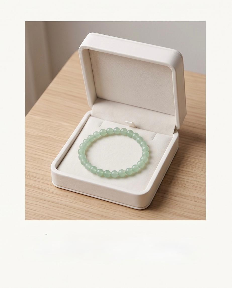 Aventurin Edelstein Armband (hell)