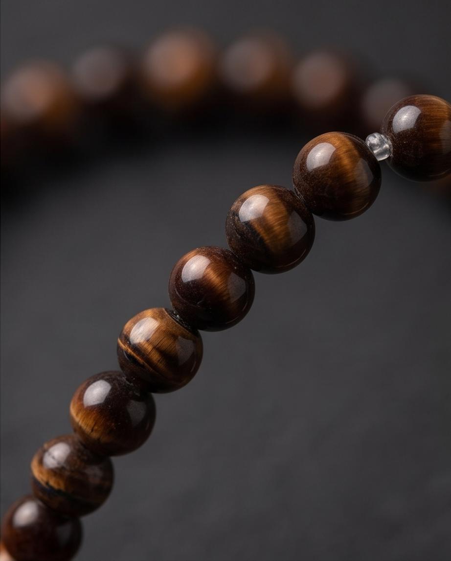 Tigerauge rot Edelstein Armband