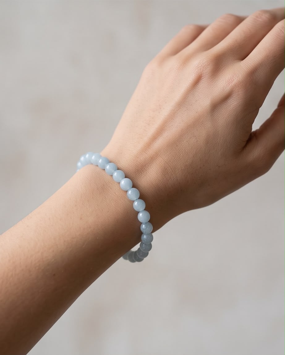 Aquamarin Edelstein Armband