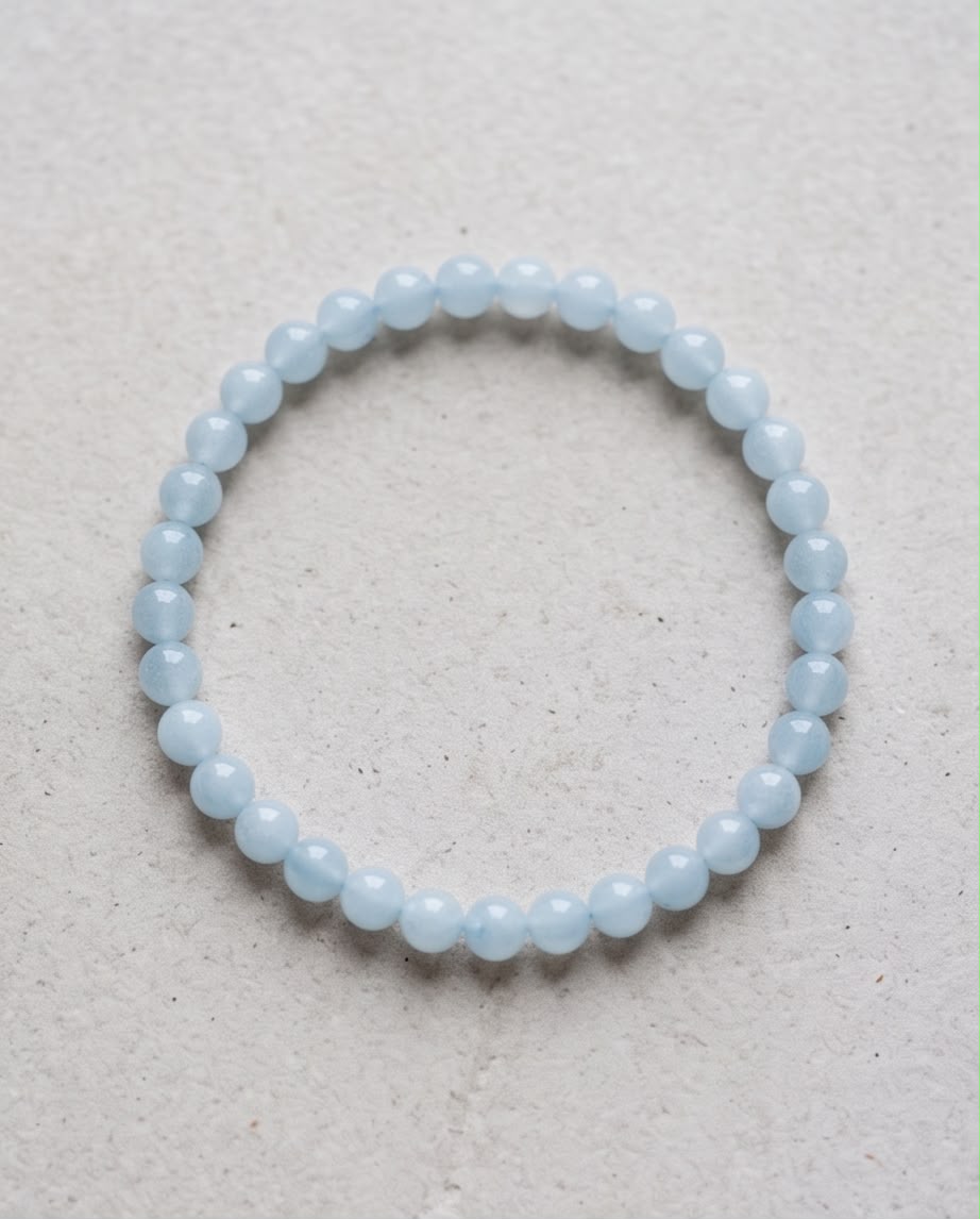 Aquamarin Edelstein Armband