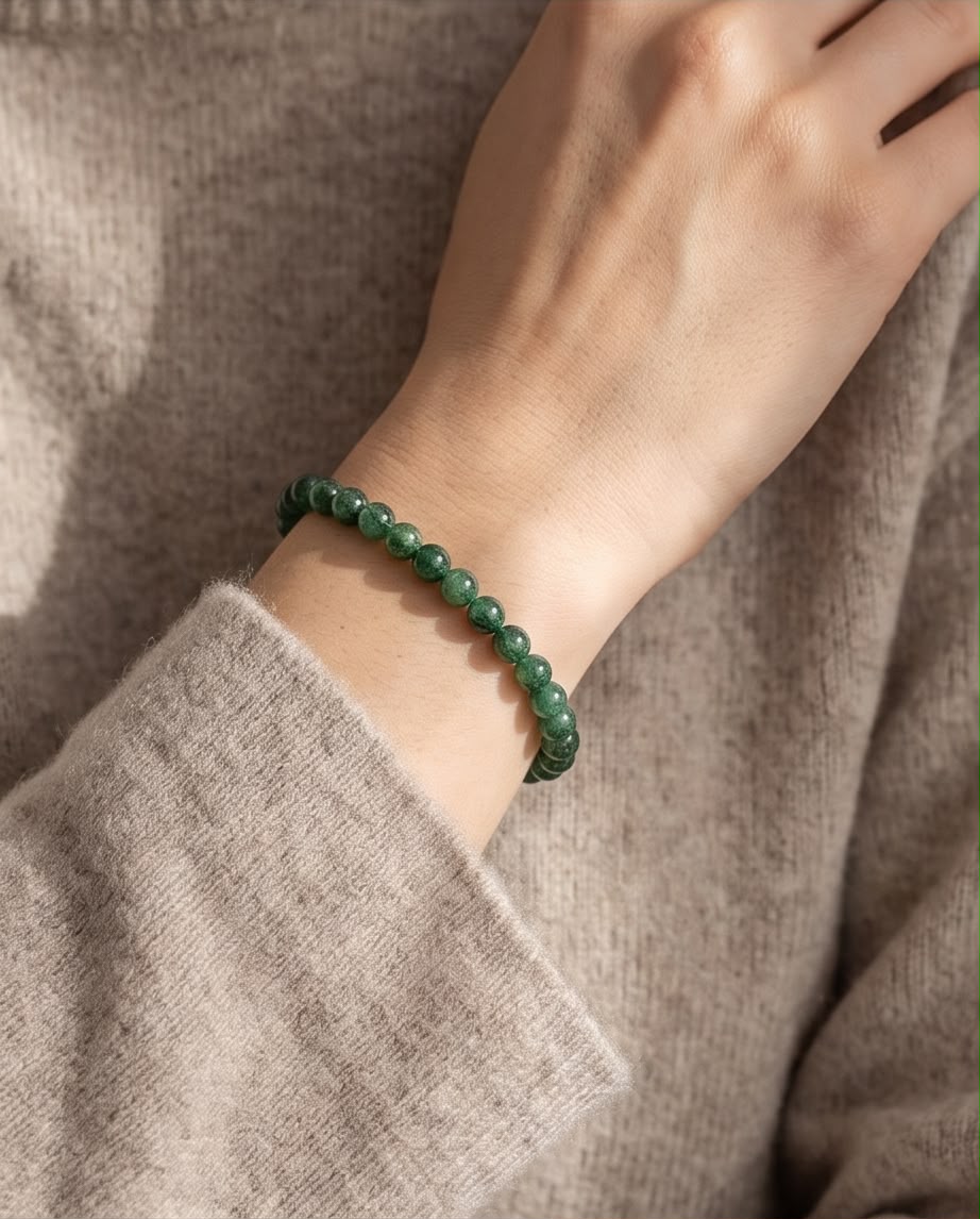 Aventurin Edelstein Armband (dunkel)