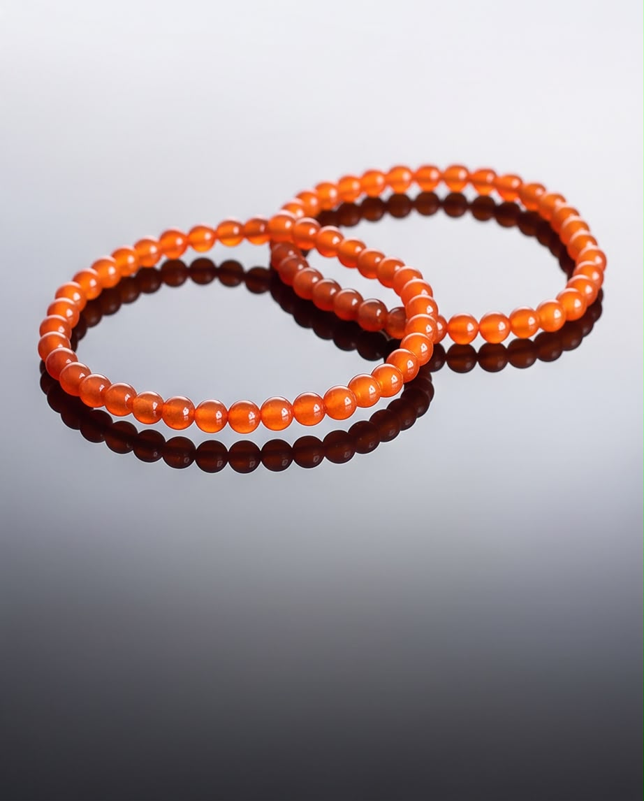 Karneol rot Edelstein Armband