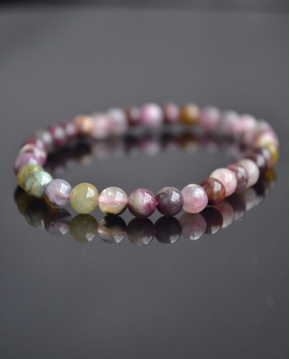 Turmalin bunt Edelstein Armband