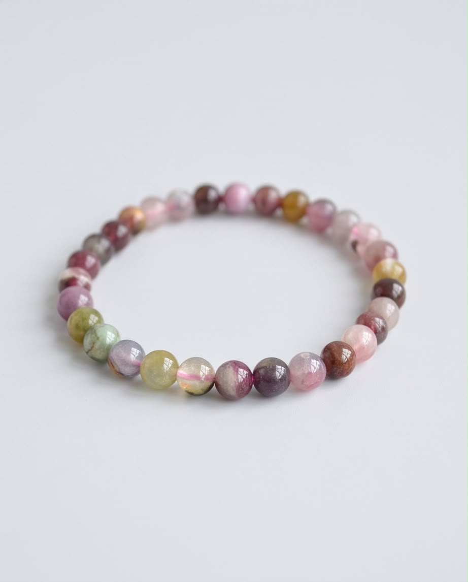 Turmalin bunt Edelstein Armband