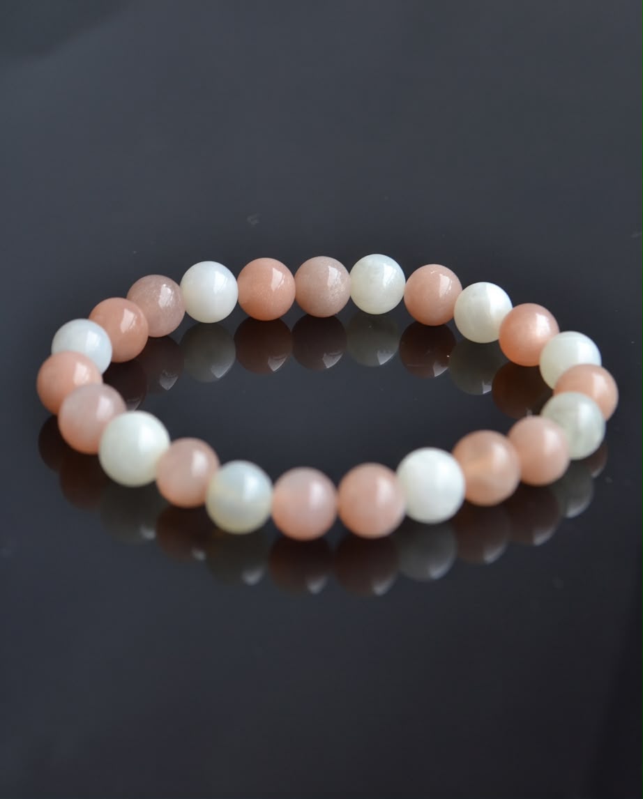Pastell Mondstein Edelstein Armband