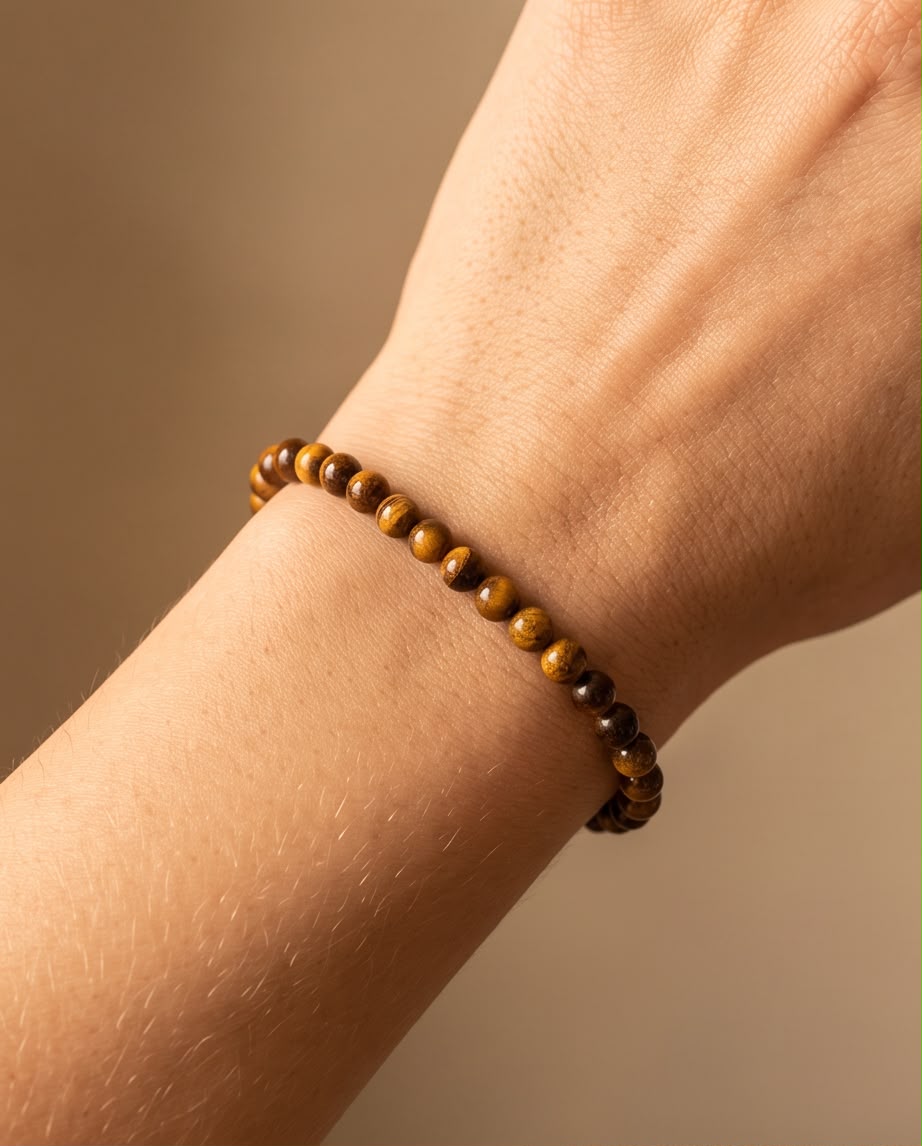 Tigerauge Edelstein Armband (4mm)