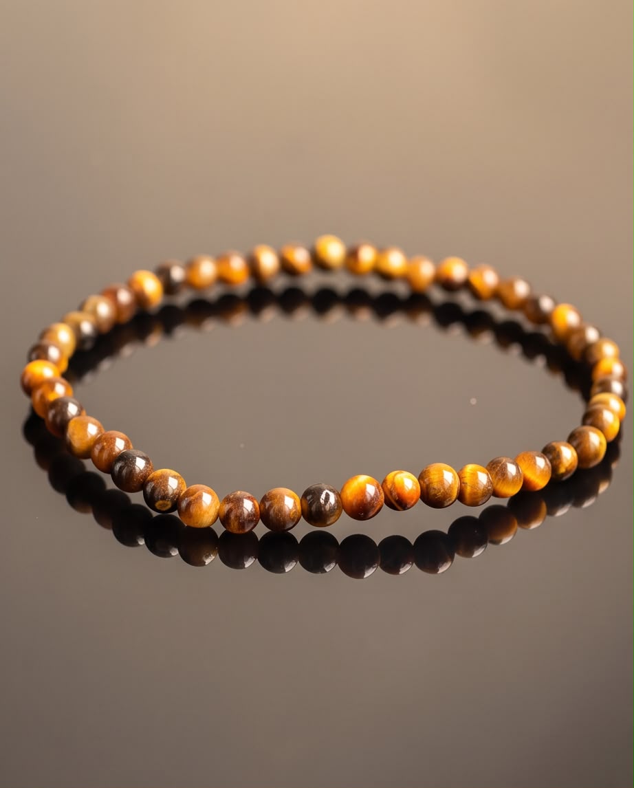 Tigerauge Edelstein Armband (4mm)