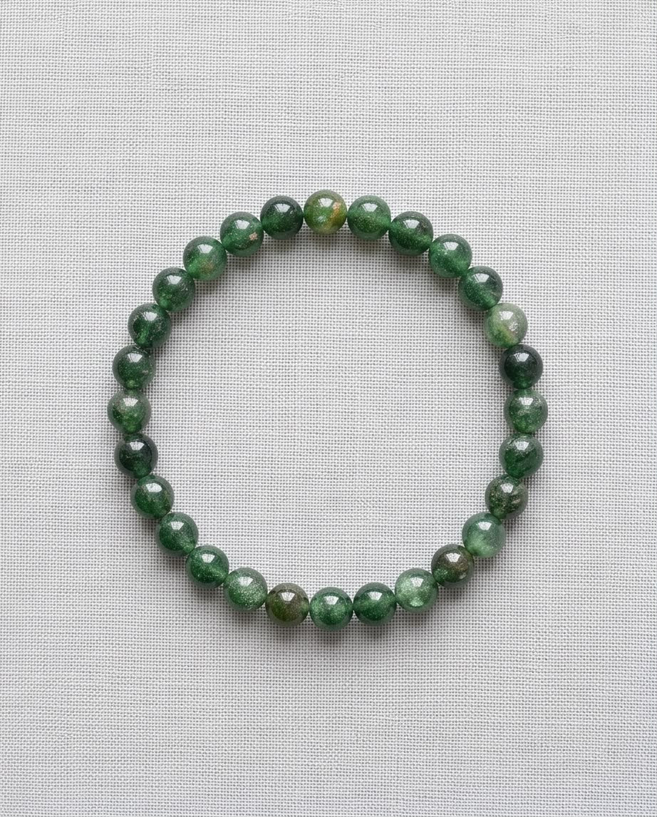 Aventurin (dunkel) Edelstein Armband