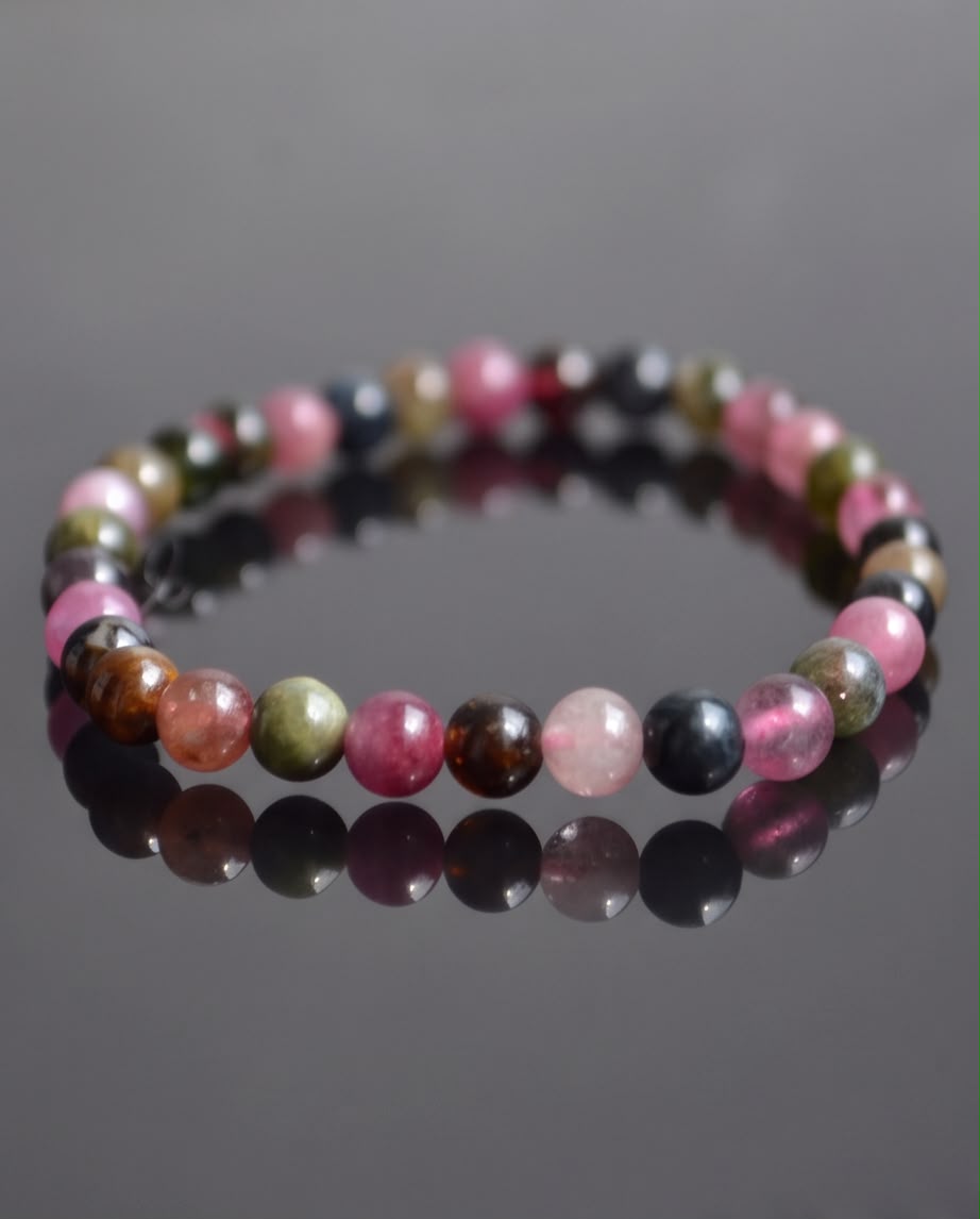 Turmalin bunt Edelstein Armband