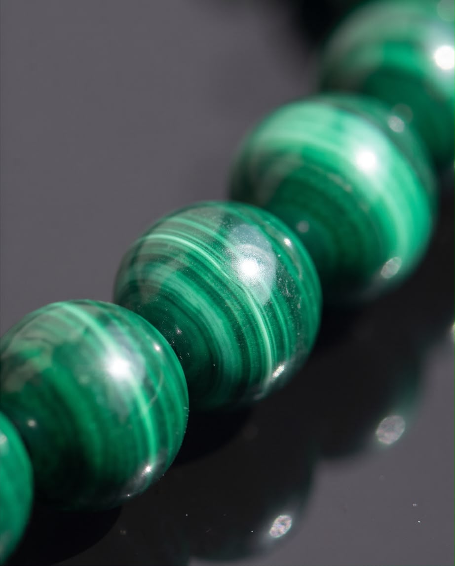 Malachit Edelstein Armband