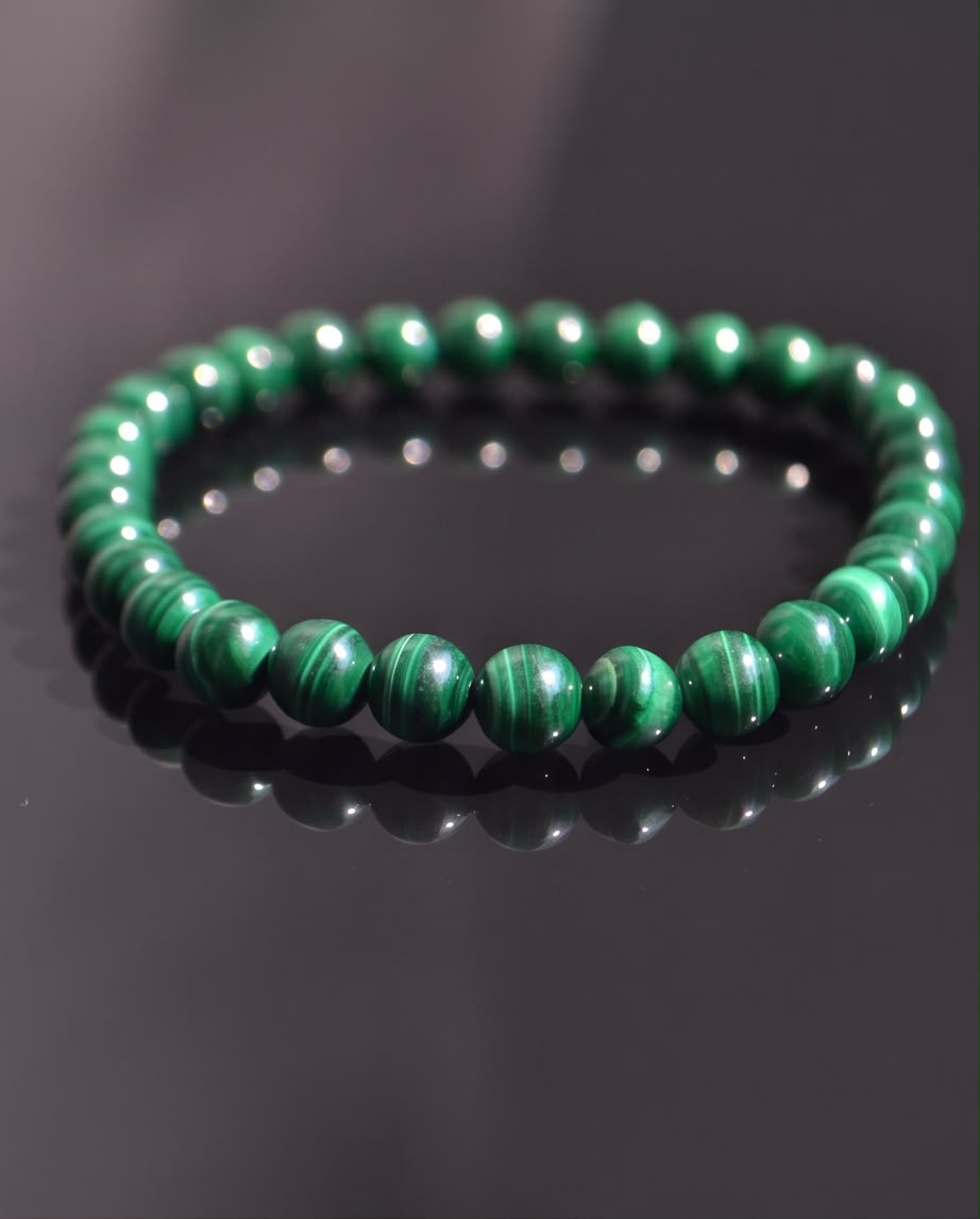 Malachit Edelstein Armband