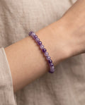 Lavendel Amethyst Edelstein Armband (4mm)