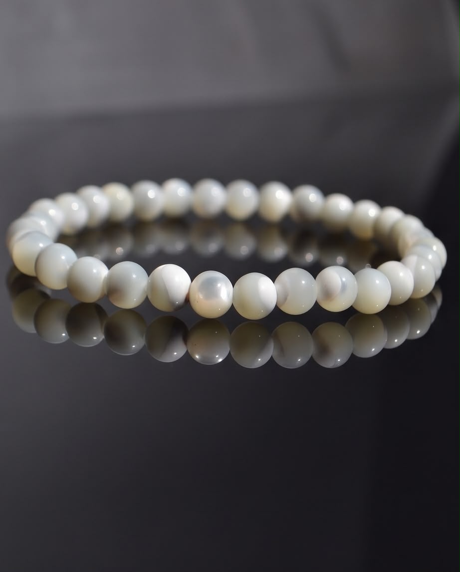 Perlmutt Edelstein Armband