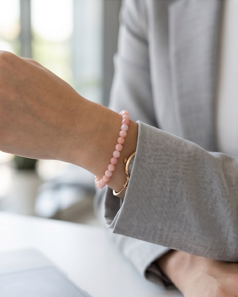 Pinkopal Edelstein Armband facettiert