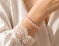 Rosenquarz Edelstein Armband
