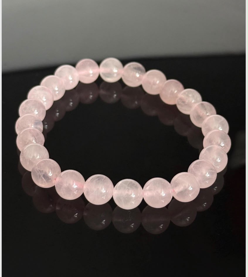 Rosenquarz Edelstein Armband