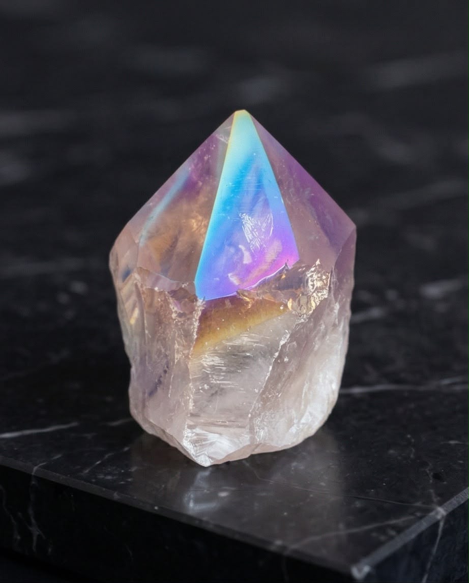 Angel Aura Bergkristall Spitze
