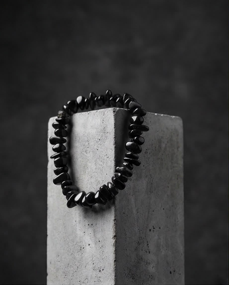 Goldobsidian Edelstein Splitter Armband