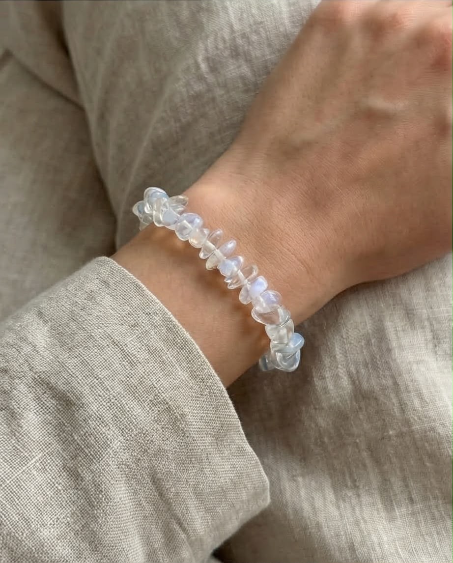 Opalit Edelstein Splitter Armband