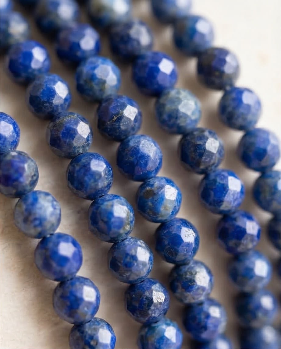 Lapis Lazuli Edelstein Armband facettiert