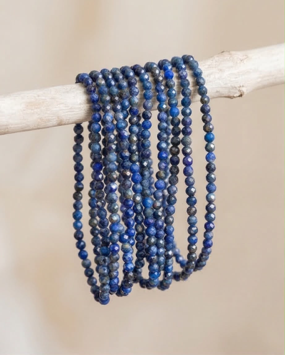 Lapis Lazuli Edelstein Armband facettiert