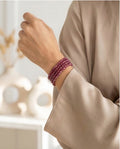 Turmalin-Rubellit Edelstein Armband facettiert