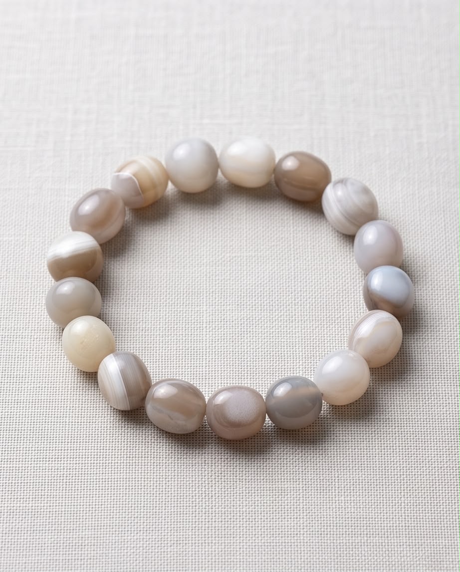 Botswana Achat Edelstein Nugget Armband
