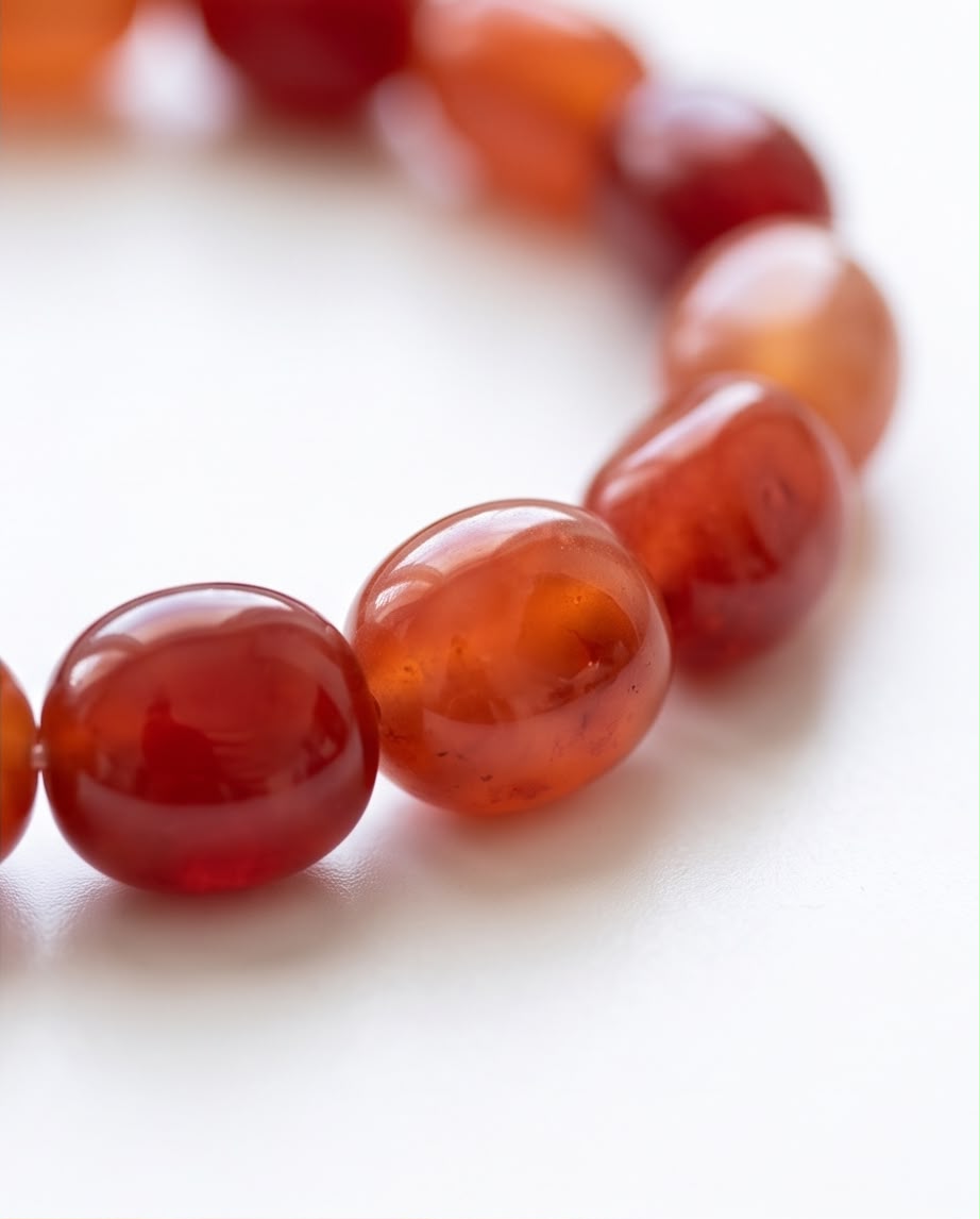 Rubin Zoisit Edelstein Nugget Armband