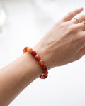Rubin Zoisit Edelstein Nugget Armband
