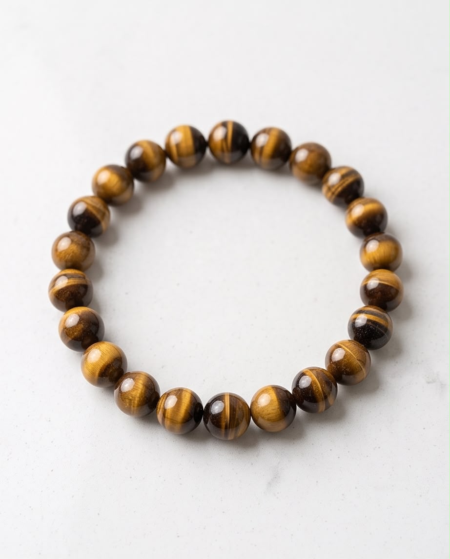Tigerauge Edelstein Armband Herren