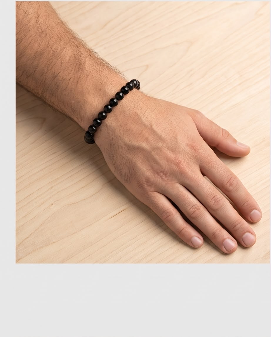 Turmalin Edelstein Armband Herren