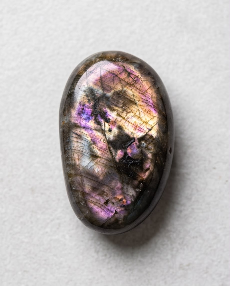 Labradorit Edelstein Freiform