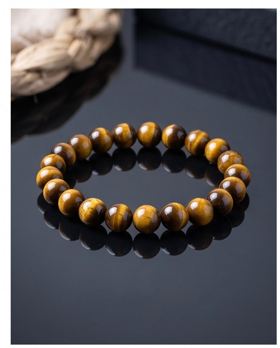 Tigerauge Edelstein Armband (4mm)