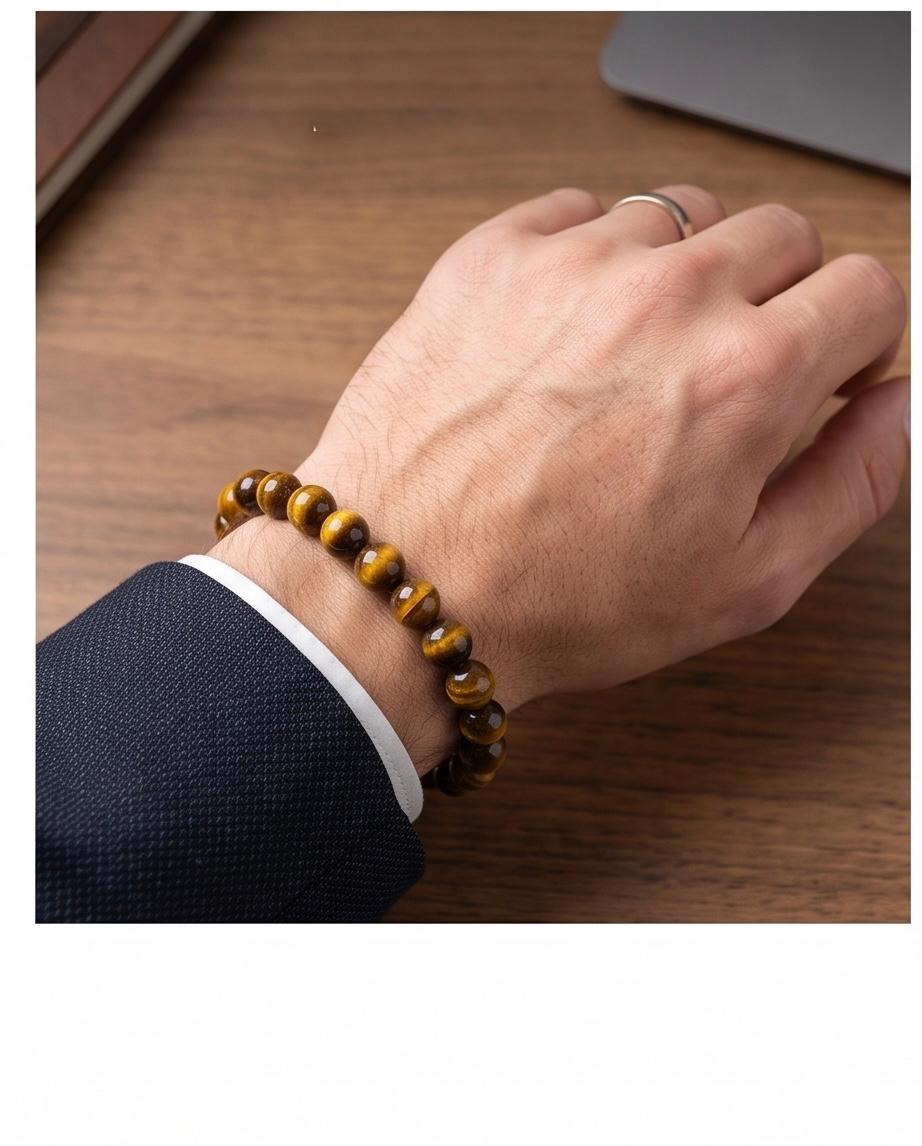 Tigerauge Edelstein Armband (4mm)