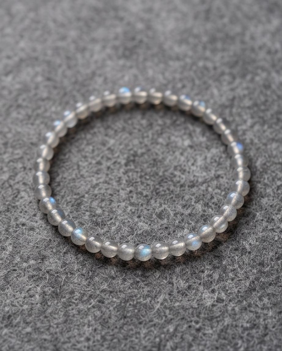 Labradorit Edelstein Armband (dunkel)