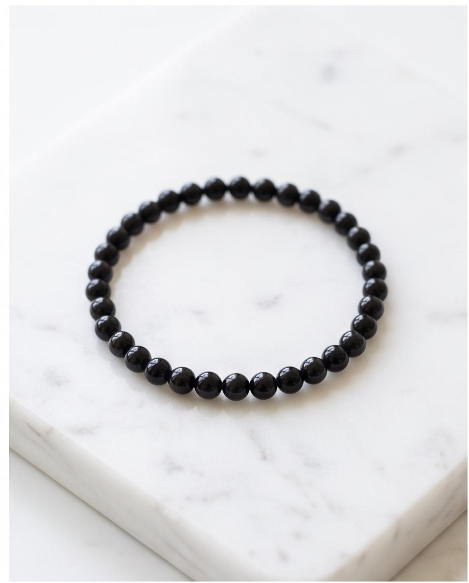 Turmalin Edelstein Armband (schwarz)