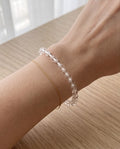Bergkristall Edelstein Armband
