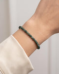 Moosachat Edelstein Armband