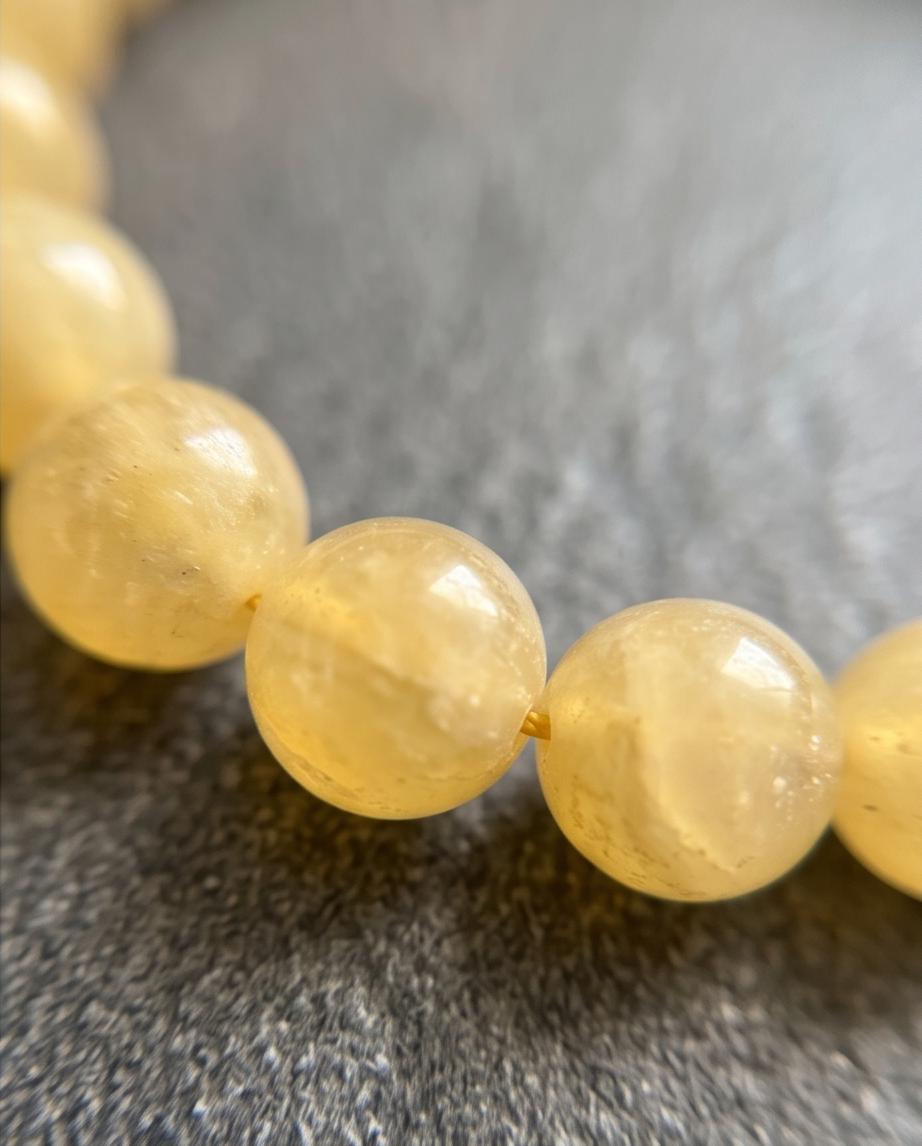 Orangen Calcit Edelstein Armband