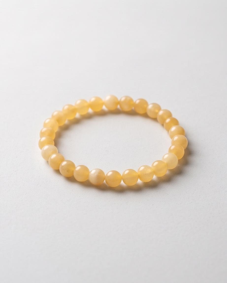 Orangen Calcit Edelstein Armband